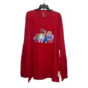 Platinum Fubu Fat Albert And The Junkyard Gang Long Sleeve Top Size 2XL Vintage
